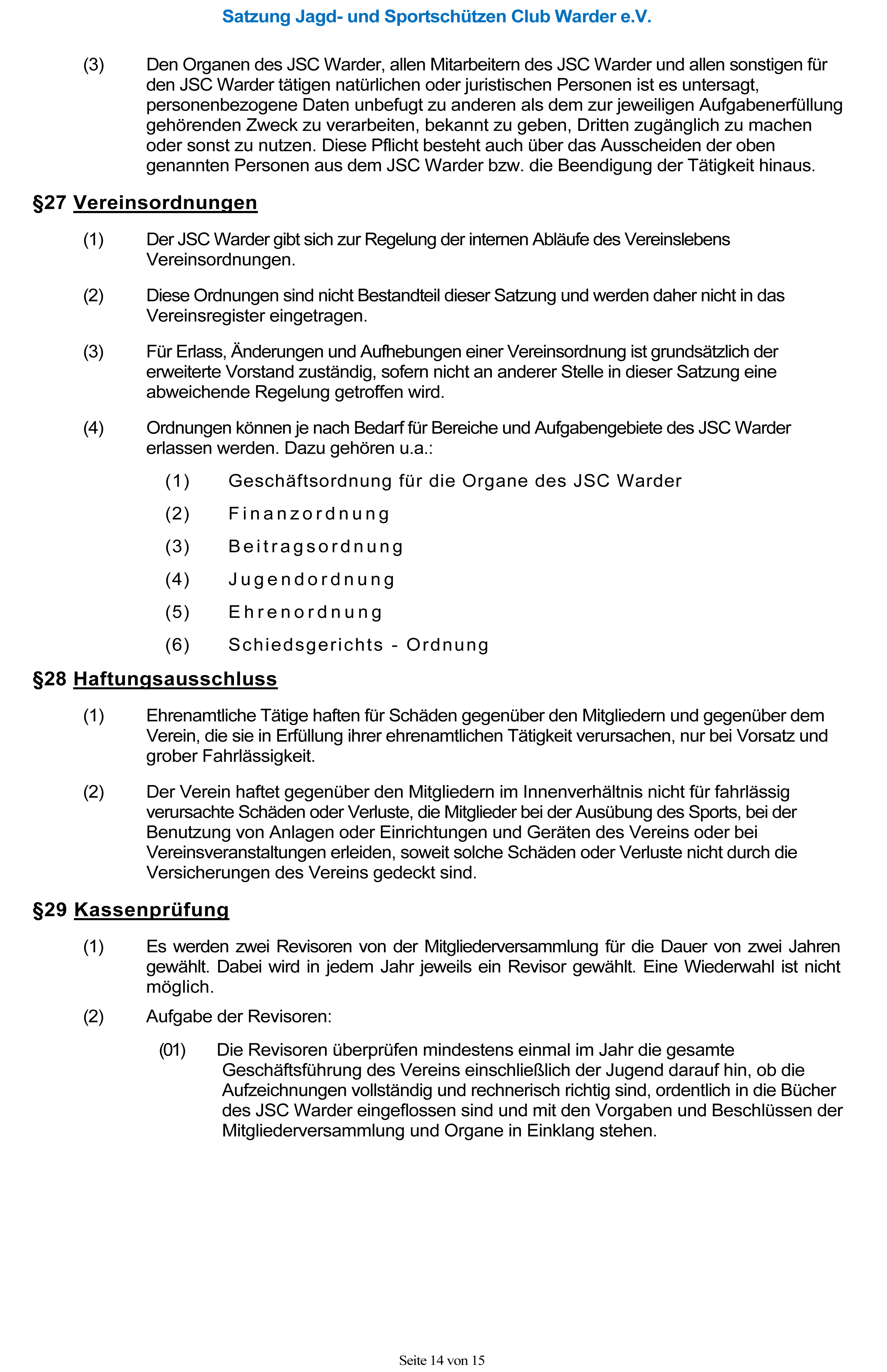 JSC Satzung 08-14