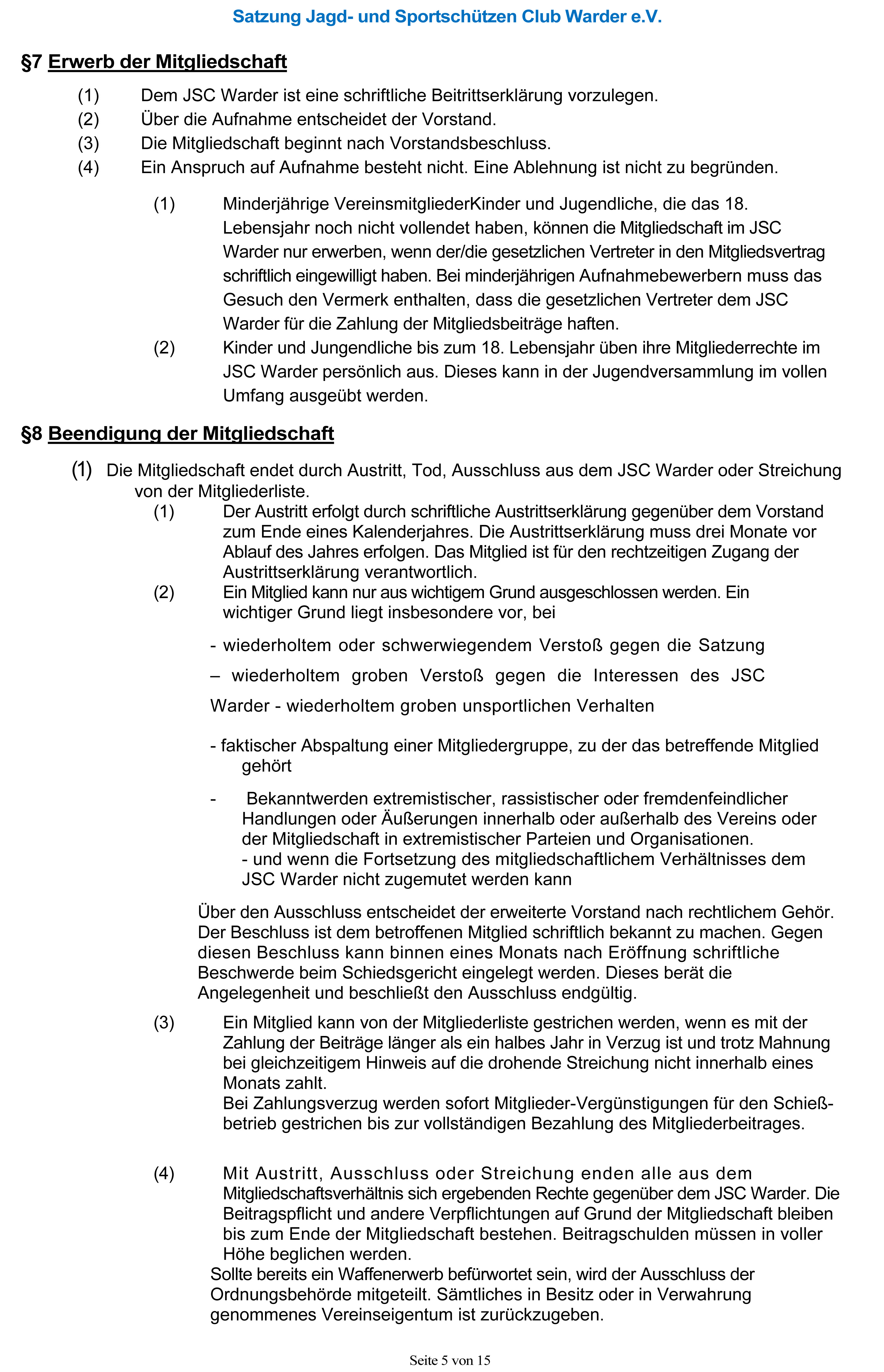 JSC Satzung 08-5