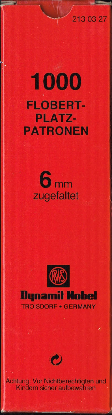 RWS 6mm Flobert Platzpatronen