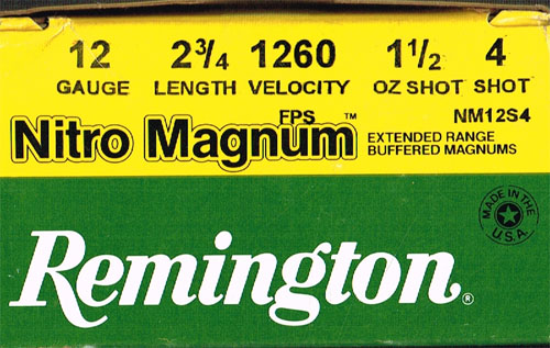 Remington Nitro Magnun 12-4